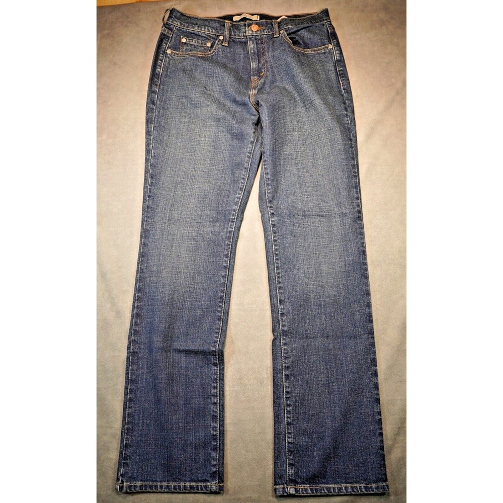 Levis 505 Jeans Womens 10M‎ 32x32 Blue Denim Classic Straight Stretch